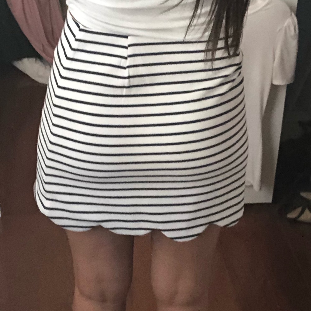 Bloomingdales Striped Mini Skirt - Picture 2 of 5